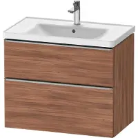 Duravit D-Neo Meuble sous-lavabo suspendu, 784x625x452mm, 1 tiroir, avec poignée acier inox brossé