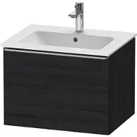 Duravit D-Neo Meuble sous-lavabo suspendu, 610x440x462mm, 1 tiroir, avec poignée acier inox brossé