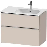 Duravit D-Neo Meuble sous-lavabo suspendu, 810x625x462mm, 1 tiroir, avec poignée acier inox brossé