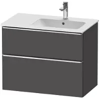 Duravit D-Neo bâti-support lavabo suspendu, 810x625x462mm, 1 tiroir, avec poignée chrome, DE4367010490000