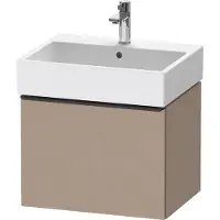 Duravit Waschtischunterschrank D-Neo 58,4x44,2cm, sw/Leinen, 1 Ausz., wandhängend