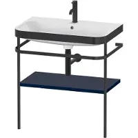 Duravit HP4737O9898 Metallk. mit Happy D.2 Plus bodenst.
