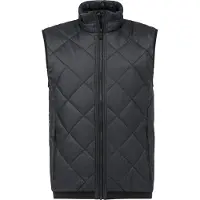 Head REBELS Weste Schwarz XL mit gesteppter Front und elastischem Rippenbund