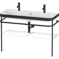 Duravit Möbelwaschtisch-Kombi Happy D.2 Plus 117,5x49cm, m 1 HL, Konsole, we s-matt