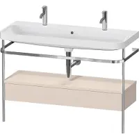 Duravit Möbelwaschtisch-Kombi Happy D.2 Plus 117,5x49cm, 1 HL, m Kons, 1 Lad, T matt