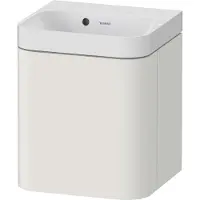Duravit Möbelwaschtisch Happy D.2 Plus 40x36cm, 1 T, An r, o HL, Nord we s-matt