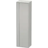 Duravit Hochschrank Ketho 50x36cm, Tür rechts, betongrau matt