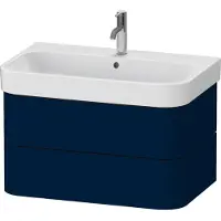 Duravit Happy D.2 Plus Waschtischunterbau wandhängend, 775x490mm, 2 Schubkästen, HP4387098980000