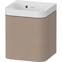 Duravit Möbelwaschtisch Happy D.2 Plus 40x36cm, 1 T., Anschl re, o. HL, leinen