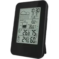 Denver WSR-560, Schwarz, Regensensor, Thermometer, Thermometer, 20 - 90%, 20 - 90%