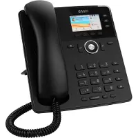 Snom Tischtelefon D717, IP-Telefon, Schwarz, Kabelgebundenes Mobilteil, Im Band, Außerhalb des Bandes, SIP-Info, 3 Zeilen, 1000 Eintragungen