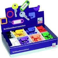 Basi Schlüsselclip 8550-9000 8-farbig 200 St./Pack. 1 Set