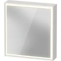 Duravit Spanplattenschraube m Waschp.-Bel. L-Cube 65x15,5x70cm, LED, w, Anschl li, we. ma