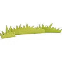 Ostheimer Holzspielzeug Gebüsch, hellgrün, mit 5 cm Höhe und 11 cm Länge