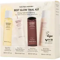 Haruharu Wonder Best Glow Trial Kit Reiseset für hydratisierte und strahlende Haut