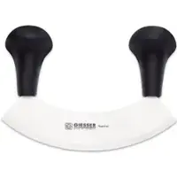 Johannes Giesser Messerfabrik Giesser Wiegemesser, einfache Klinge, Zum perfekten Wiegen von Kräutern, Länge: 15 cm