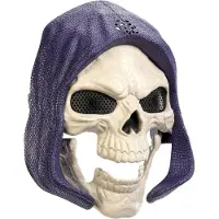 Masters of the Universe Skeletormaske, 2026 Film Aussehen, Licht und Sound, Rollenspielkostüm, Gesichtsbedeckung, Kind, Gesichtsmaske, 6 Jahr(e)