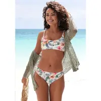 LASCANA Bustier-Bikini-Top "Salsa" mit tollem Blumenprint