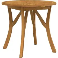Syfax Gartentisch Ø 85 cm Massivholz Akazie
