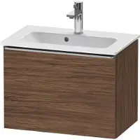 Duravit D-Neo Meuble sous-lavabo suspendu, 610x440x372mm, 1 tiroir, avec poignée acier inox brossé