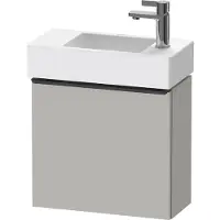 Duravit Waschtischunterschrank D-Neo 48,4x22,2x44cm, 1 Tür, An R, sw/gr ma