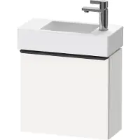 Duravit D-Neo, sous-lavabo en console suspendu, 484x440x222mm, 1 portes, charnières à droite, avec poignée