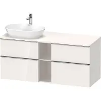 Duravit Waschtischunterschrank D-Neo 140x55cm, 2 SBK, 2 A, B L, ES geb/we hgl