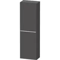 Duravit Halbhochschrank D-Neo 40x24cm, 1 Tür, 4 Bö, An re, chr/Grap ma