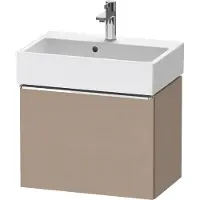 Duravit D-Neo Meuble sous-lavabo suspendu, Compact, 584x440x372mm, 1 tiroir, avec poignée chrome