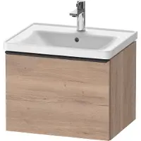 Duravit Waschtischunterschrank D-Neo 58,4x45,2x44cm, 1 A, wd, sw/Ei marm.