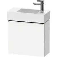 Duravit D-Neo, Konsolenwaschtischunterbau wandhängend, 484x440x222mm, eine Tür, Türanschlag Rechts, mit Griff Chrom, DE4219R10180000, Farbe: Weiß Matt Dekor