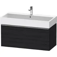 Duravit D-Neo bâti-support lavabo suspendu,984x440x442mm, 1 tiroir, avec poignée acier inox brossé