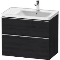 Duravit D-Neo Meuble sous-lavabo suspendu, 784x625x452mm, 1 tiroir, avec poignée acier inox brossé