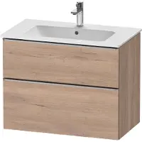 Duravit D-Neo Meuble sous-lavabo suspendu, 810x625x462mm, 1 tiroir, avec poignée acier inox brossé