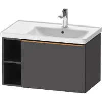 Duravit D-Neo bâti-support lavabo suspendu, 784x440x452mm, 1 tiroir, 1 compartiment ouvert sur le côté