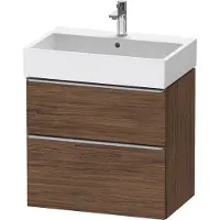 Duravit D-Neo Meuble sous-lavabo suspendu, 684x625x442mm, 1 tiroir, avec poignée acier inox brossé