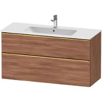 Duravit D-Neo Meuble sous-lavabo suspendu, 1210x625x462mm, 1 tiroir, 1 tiroir, avec poignée or poli