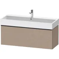 Duravit Waschtischunterschrank D-Neo 118,4x44,2cm, sw/Leinen, 1 Ausz., wandhängend