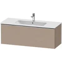 Duravit D-Neo Meuble sous-lavabo suspendu, 1210x440x462mm, 1 tiroir, avec poignée acier inox brossé