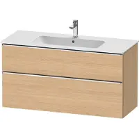 Duravit D-Neo bâti-support lavabo suspendu, 1210x625x462mm, 1 tiroir, avec poignée chrome, DE4364010300000