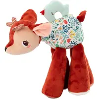 Lilliputiens Stella Galoppierendes Reh Sound Teddy Rot Rot One Size