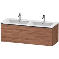 Duravit D-Neo bâti-support lavabo suspendu, 1280x440x462mm, 1 tiroir, avec poignée diamant noir