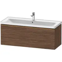 Duravit D-Neo Waschtischunterbau wandhängend, 1184x440x452mm, 1 Auszug, mit Griff Bronze gebürstet, DE4291004210000