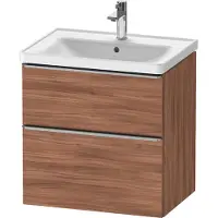 Duravit D-Neo Meuble sous-lavabo suspendu, 634x625x452mm, 1 tiroir, avec poignée acier inox brossé