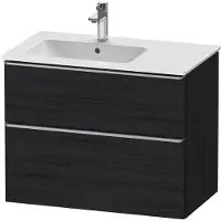 Duravit D-Neo Meuble sous-lavabo suspendu, 810x625x462mm, 1 tiroir, avec poignée acier inox brossé