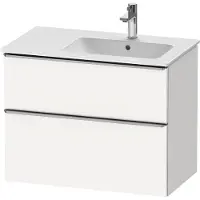 Duravit D-Neo Meuble sous-lavabo suspendu, 810x625x462mm, 1 tiroir, avec poignée acier inox brossé