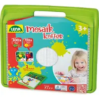 Lena Kreativset "Mosaik-Koffer color", bunt, Kreativsets, KinderB:19cm T:26cm, Kunststoff, Kreativset, Made in Europe, B:19cm T:26cm