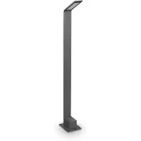 Ideal Lux Moderne Stehleuchte Agos Aluminium Anthrazit Led 6,5W 3000K 90Cm
