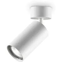 Ideal Lux Moderne Deckenleuchte Dynamite Metall Weiß 1 Licht Gu10 7W 3000K Warmes Licht