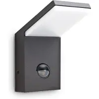 Ideal Lux Applique Moderna Style Alluminio Antracite Led 9,5W 3000K Luce Calda